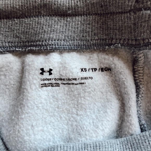 gray under armour sweatpants - Picture 4 of 4